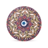 Okrągłe kieszonkowe lusterko z okiem proroka - Strażniczka Spokoju
