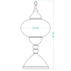 Lampa mozaikowa stojąca - Stambuł 02