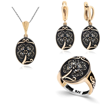 Owalny komplet Wieczór w Stambule - Nocna Głębia