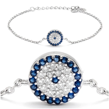 Bransoletka z okiem proroka - cyrkonie