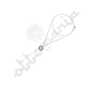 Srebrna bransoletka SLAVE z okiem proroka