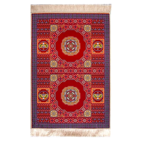 Dywanik bambusowy do modlitw turecki kilim 65 x 45 cm