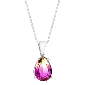 Srebrny naszyjnik z ametrynem
