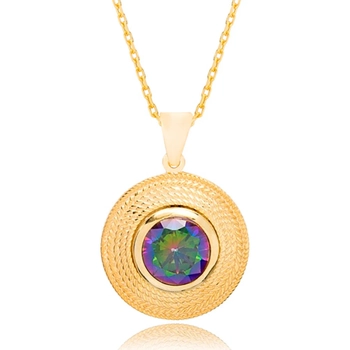 Mistyczny wisior - pozłacane srebro 925