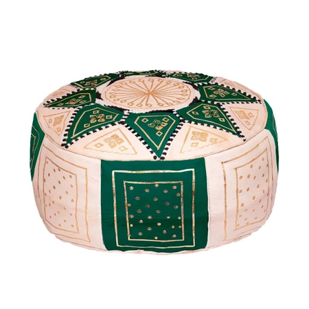 Orientalna pufa worek ze skóry