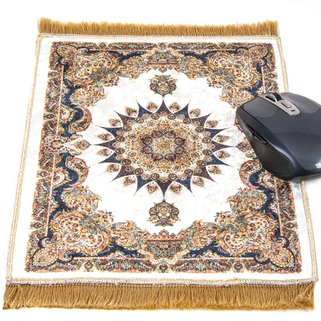 Mały dywanik bambusowy z frędzlami - Gwiazda Stambułu