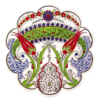 Ceramiczna ozdobna podstawka pod gorące naczynia 18 cm