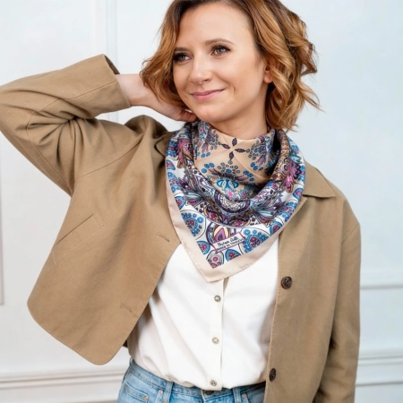 Apaszka orientalna w stylu tureckim 55 x 55 cm