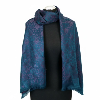 Jedwabny szal - Ornament Wiatru