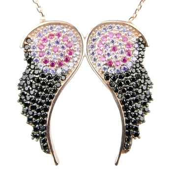 Srebrny naszyjnik skrzydła anioła