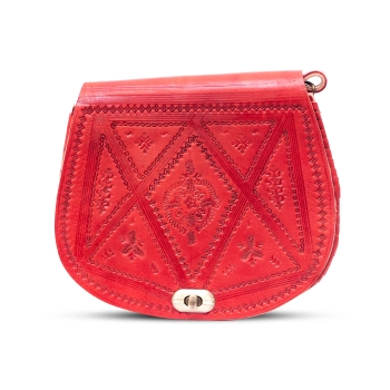 Torebka skórzana - Szkarłatne Mury Kasby