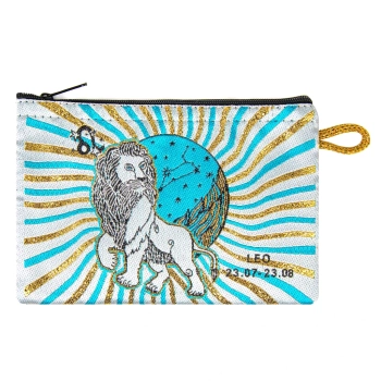 Haftowana saszetka znak zodiaku LEW