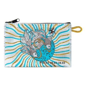 Haftowana saszetka znak zodiaku RYBY