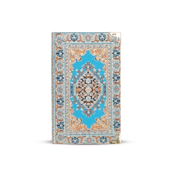 Mały notes niebieski orientalny wzór 14 x 8,5 cm