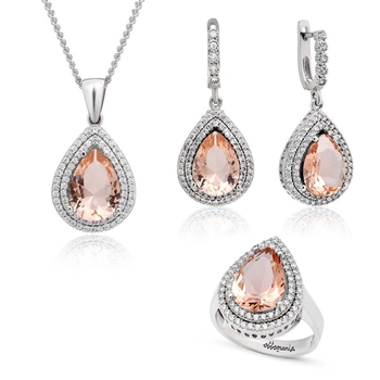 Komplet Sułtanki Hurrem z morganitem