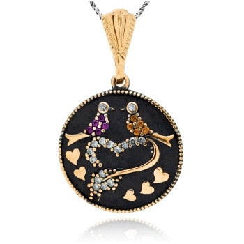 Srebrny naszyjnik Wieczór w Stambule - Blask Orientu