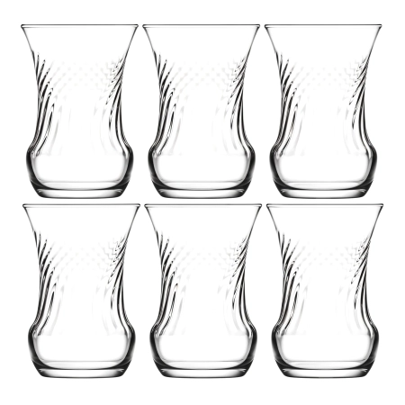 Szklanki do herbaty tureckiej LAV Inci 6 sztuk 105 ml