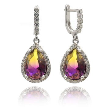 Kolczyki z ametrynem