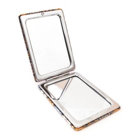 Otwierane kieszonkowe lusterko w orientalne wzory