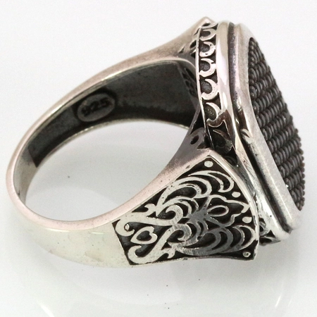 Osmański sygnet Sułtana Sulejmana -onyks