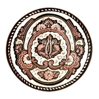 Miedziany talerz z pięknym grawerem