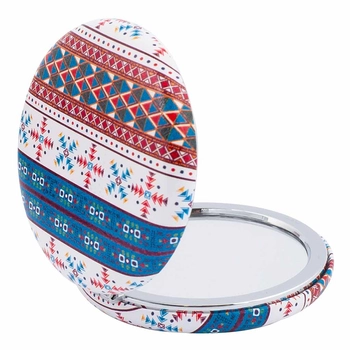 Otwierane kieszonkowe lusterko w orientalne wzory