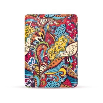 Otwierane kieszonkowe lusterko w orientalne roślinne wzory - Liściasty haft z Bursy