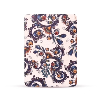 Otwierane kieszonkowe lusterko w orientalne kwiatowe wzory - Ogród nad Bosforem