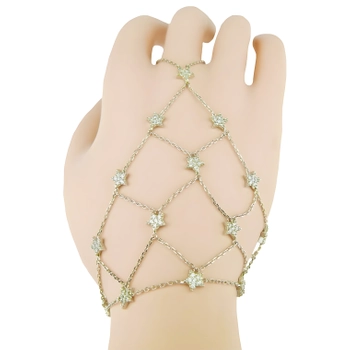 Srebrna bransoletka na palec