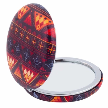 Otwierane kieszonkowe lusterko w orientalne wzory