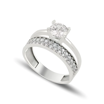 Obrączka z pierścionkiem