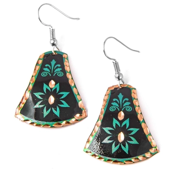 Kolczyki z miedzi - Tchnienie etnicznej sztuki