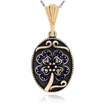 Owalny naszyjnik Wieczór w Stambule