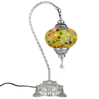 Orientalna lampa z Turcji - kolorowy klosz