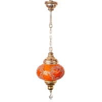 Lampa mozaikowa pomarańczowa orientalna