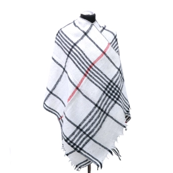 Tureckie ponczo z nacięciem - Anatolijska Biel