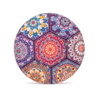 Okrągłe kieszonkowe lusterko w orientalne geometryczne wzory - Z wnętrza Mihrabu