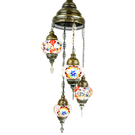 Orientalna mozaikowa lampa