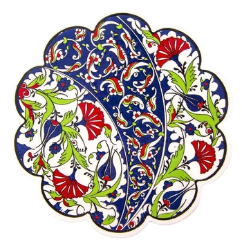 Ceramiczna orientalna podstawka pod gorące naczynia 18 cm