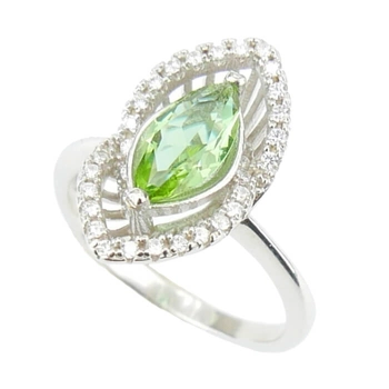 Srebrny pierścień z zultanitem