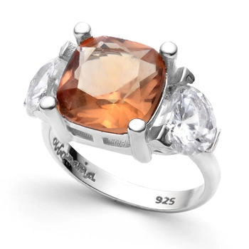 Elegancki srebrny pierścionek z zultanitem