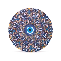Okrągłe kieszonkowe lusterko z okiem proroka - Tajemnica Nazar