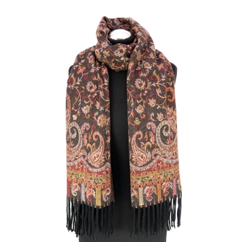 Gruby szal kaszmirowy Mozaika Starego Bazaru