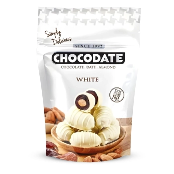 Chocodate White - daktyle z migdałem w białej czekoladzie