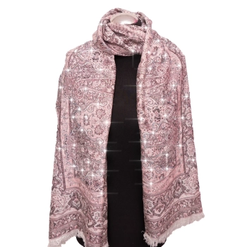 Szal z kaszmiru Blink Blink - Orientalny Blask