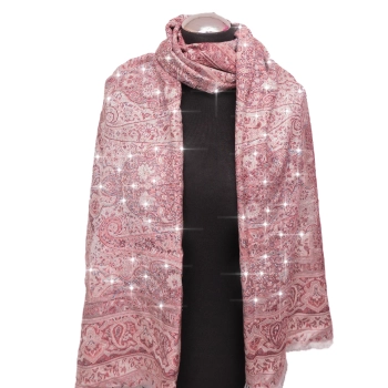 Szal z kaszmiru Blink Blink - Pałacowa Gra Świateł