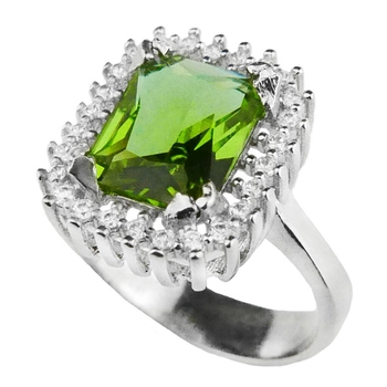 Pierścień ze srebra z zultanitem