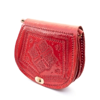 Skórzana torebka Marokańska ze skóry naturalnej