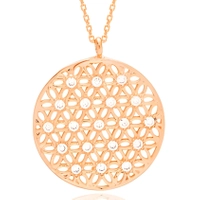 Delikatny pozłacany naszyjnik - srebro 925