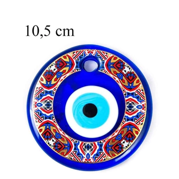 Zawieszka talizman oko proroka z orientalnym ornamentem - 10,5 cm